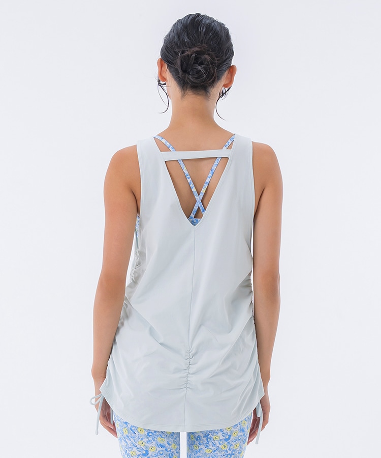 SUKALA】フラワーガーデンプリントセパレートタンクトップ(S・M・L